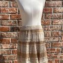 Max Studio  textured tan & cream mini skirt / L / Excellent condition Photo 3