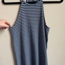 One Clothing Blue Striped Dress Photo 1