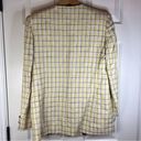 Kasper  Yellow Checkered Houndstooth Double Breasted Size 8 Photo 5