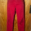 Silence + Noise Red Zipper  High Waisted Jeggings Size 26 Photo 0