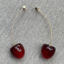 🍒 Red cherry gorgeous drop earrings New gift girlfriend wife mom daughter Photo 1