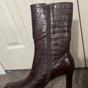 Krass&co Wesley and  Boots Genuine real leather reptile heel size 8 Brazil shoes Photo 6