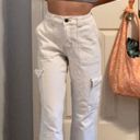 PacSun White Cargo Pants Size XS Photo 4