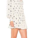 Free People White Smocked Long Sleeve Dress Photo 6