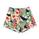 by the way. Dominique Tropical Floral Shorts Blue Multi Medium M Photo 5