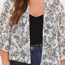 Torrid Women’s  1/2 Floral Skull Cropped Chiffon Kimono Shrug 1X 2X 14 16 18 20 Photo 1