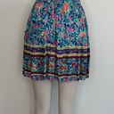 The Comfy  And Ready Floral Mini Skirt In Blue Photo 7