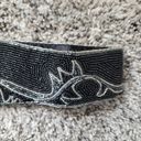 La Regale  Black and Silver Beaded Belt Photo 11