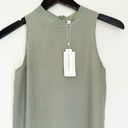 Vince  Rib Trim Camisole in Sage Color XXS Photo 1