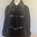 Onyx Galanos Black  Sheared Mink Fur Coat Photo 2