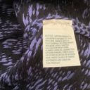 L.L.Bean  cotton cardigan sweater jumps Sz M blue Nordic fair isle metal button Photo 6