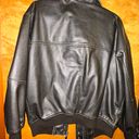 American Eagle Leather Bomber Jacket Photo 2