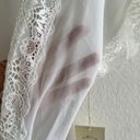 In Bloom NWT  By Jonquil White Lace Chiffon Robe Womens Small Photo 29