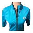 Pearl Izumi  Womens Atheletic Tops Full Zip Half  Sleeve Turquoise Medium-BNWOT Photo 4