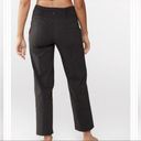 prAna  Summit Crop Pants Capri Sz Small Black Nylon Hiking Outdoors Photo 1