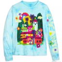 Disney Top Encanto Tie-Dye Long Sleeve T-Shirt Crewneck Casa Madrigal Blue 2X Photo 0