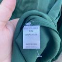 Bohme  Dark Green Satin Long Sleeve Blouse | XS Photo 2