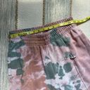 Nike  Pleated Reverse Tie Dye High Rise Terry Lined Full Length Joggers Size XS Photo 8