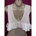 Cider  V Neck Lace Ruffle Crop Top Nwt Women’s Size S B39 Photo 6