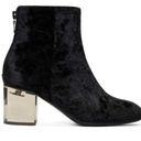 Rag and Bone  Drea Black Crushed Velvet Boots Women's Size EU 36.5 US 6.5 RT $550 Photo 0