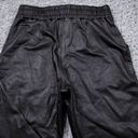 Spanx  Leather Like Jogger Size Medium Black High Rise Faux 20283R Pull On Photo 3