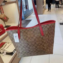 Coach  City Tote In Signature Canvas With Wild Strawberry CH329 Photo 1