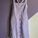 Madewell  denim/chambray button-up midi dress size 2 Photo 1