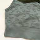 Zella Z by  Olive Army Green Animal Print Sports Bra Workout Athleisure Size M Photo 4