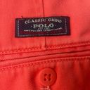 Ralph Lauren  Classic Chino Womens Pants 100% Cotton Straight Leg Coral Size 4 Photo 10