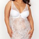 Frederick's of Hollywood Mayzie Eyelash Lace Babydoll Photo 0