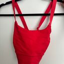 Lululemon Red Sports Bra Photo 2