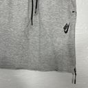 Nike Women XS Gray Black Sportswear Tech Fleece A Line Skirt Pockets Drawstring Photo 1