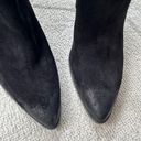 Frye NEW  Flynn Black Suede Ankle Pointed Toe Cowboy Booties Sz 8 Photo 8