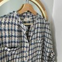 Lou & grey  for Loft houndstooth plaid button up shirt Photo 2