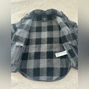 Abercrombie & Fitch  Sherpa checkered plaid zip up sweatshirt jacket xxs Photo 3