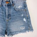 ZARA  1975 Button Fly High Rise Jean Shorts 2 Photo 1