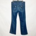 Hudson Jeans Hudson Y2K Vintage Flared Distressed Dark Wash Blue Jeans Size 28 Photo 4