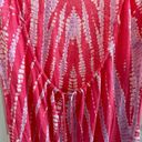 Young Fabulous and Broke NWT  Pink and Purple Tie Dye Linen Maxi Dress Photo 4