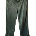 American Eagle  Track Sweatpants Low Rise Zip Green Gold Size 6 Photo 0