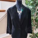 Style & Co . Women's Black Polyester Long Sleeve Single Breasted Jacket Blazer 16W Photo 11