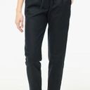 J.Crew  NWT black linen drawstring cropped pant 4 Photo 0