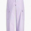 Levi's NWT  Baggy Cargo Pants IN Color:  Purple Rose Photo 5