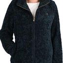 Pendleton Women Fuzzy Full Zip Sherpa Blue Jacket Teddy Plaid Size Medium Photo 14