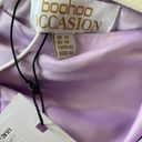 Boohoo Puff One Shoulder Lilac maxi Dress Photo 3