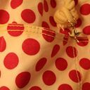 American Eagle Aerie Red White Polka Dot Beach Tote Bag Photo 2