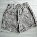 BDG Urban Outfitters  Light Blue Stripeed High Waist Paperbag Shorts Size M Photo 3