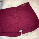 Calvin Klein NWOT  plum / maroon jean shorts Photo 9