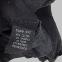 Tripp NYC Tripp Women's 2 Apx US L Zip Front Black Jacket Zipper Detail Cropped 3/4 Sleeve Photo 5