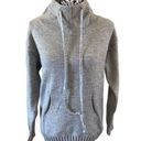 Knit Cowl Neck Pullover Sweater Workwear Winter Casual School Gray Size M Photo 0