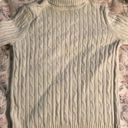 st. john's bay Chunky White Turtle Neck Sweater Photo 2